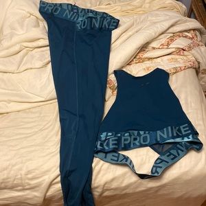 Nike workout out gear, XL barely used